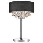 Dash Table Lamp - Chrome / Black
