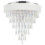 Franca Ceiling Light - Off White / Crystal