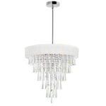 Franca Chandelier - Off White / Crystal
