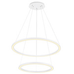 Chalice Chandelier - White / White