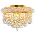 Empire Ceiling Light - Gold / Crystal