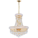 Empire Chandelier - Gold / Crystal