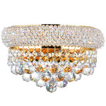 Empire 2-Light Wall Sconce - Gold / Crystal