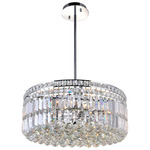 Colosseum Chandelier - Chrome / Crystal