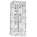 Colosseum Bathroom Sconce - Chrome / Crystal
