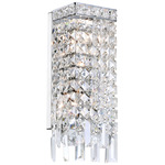 Colosseum Wall Sconce - Chrome / Crystal