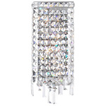 Colosseum Wall Sconce - Chrome / Crystal