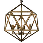 Amazon Pendant - Antique Forged Copper