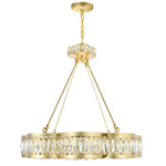 Nova Chandelier - Champagne / Clear