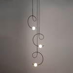 Loop Multi Light Pendant - Black