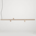 Morse Linear Pendant - Champagne
