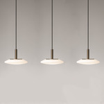 Thales Linear Multi Light Pendant - Bronze