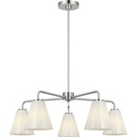 Senda Chandelier - Brushed Nickel / Milk