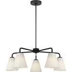 Senda Chandelier - Midnight Black / Milk