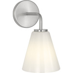 Senda Wall Sconce - Brushed Nickel / Milk