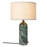 Gravity Table Lamp - Emerald Marble / Canvas