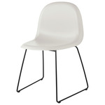 3D Dining Chair - Matte Black / Alabaster White