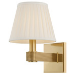 Strata Wall Sconce - Vintage Brass / Cream