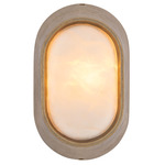Allerton Wall Sconce - Patina Brass / Alabaster