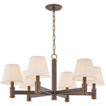 Woodland Park Chandelier - Old World Bronze / Cream