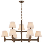 Woodland Park Chandelier - Old World Bronze / Cream