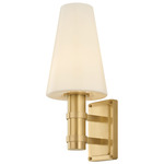 Glenwood Lake Wall Sconce - Aged Brass / Opal