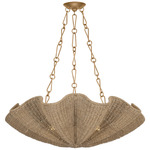 Bardonia Chandelier - Patina Gold Leaf / Lampakanay