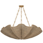 Bardonia Chandelier - Patina Gold Leaf / Lampakanay