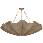 Bardonia Chandelier - Patina Gold Leaf / Lampakanay