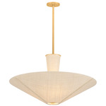 Salisbury Mills Pendant - Gold Leaf / Saguran