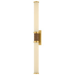 Edwards Park Wall Sconce - Aged Brass / Matte Opal