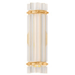 Morey Park Wall Sconce - Vintage Gold Leaf / Crystal