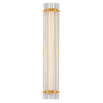 Morey Park Wall Sconce - Vintage Gold Leaf / Crystal