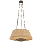 Echo Lake Pendant - Historic Bronze / Twisted Palm Leaf