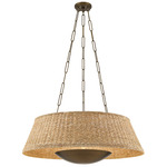 Echo Lake Pendant - Historic Bronze / Twisted Palm Leaf