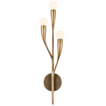 Labra Wall Sconce - Patina Gold Leaf
