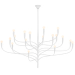 Labra Chandelier - White Plaster