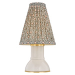 Attlebury Rechargeable Table Lamp - Aged Brass / Ivory Crackle / Mimosa Moss