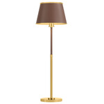 Lanesville Floor Lamp - Aged Brass / Brown
