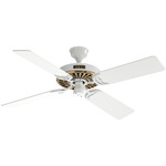 Outdoor Original 4-Blade Ceiling Fan - White / Gold / White