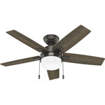 Anisten Ceiling Fan with Light - Noble Bronze / Grey Walnut / Warm Grey Oak