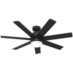 Brazos Ceiling Fan with Light - Matte Black / Matte Black