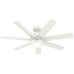 Brazos Ceiling Fan with Light - Fresh White / Fresh White