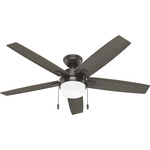 Anisten Ceiling Fan with Light - Noble Bronze / Grey Walnut / Warm Grey Oak