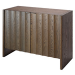 Finley Cabinet - Antique Brass / Brown Sugar Oak