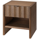 Finley Nightstand - Antique Brass / Brown Sugar Oak