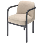 Tether Dining Chair - Ebony Oak / Taupe