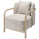 Tether Lounge Chair - Pale Oak / Taupe