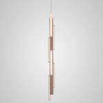 Hail Pendant - Brushed Bronze / Clear