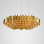King Chandelier - Brushed Gold